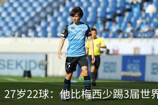 27岁22球：他比梅西少踢3届世界杯，却先登上历史射手王座